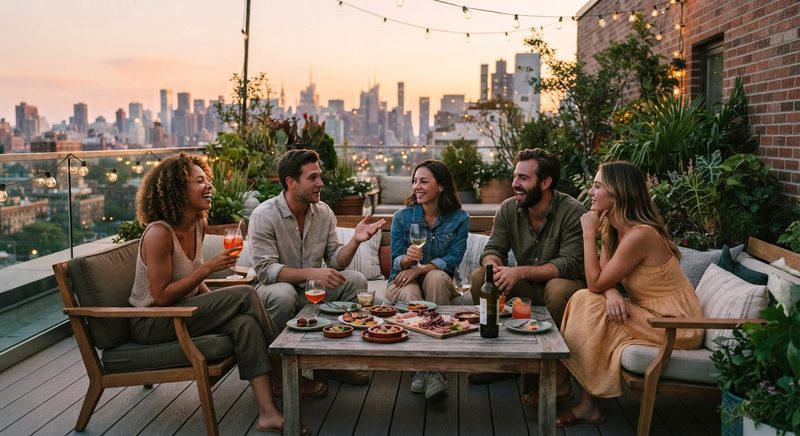 Rooftop hangout